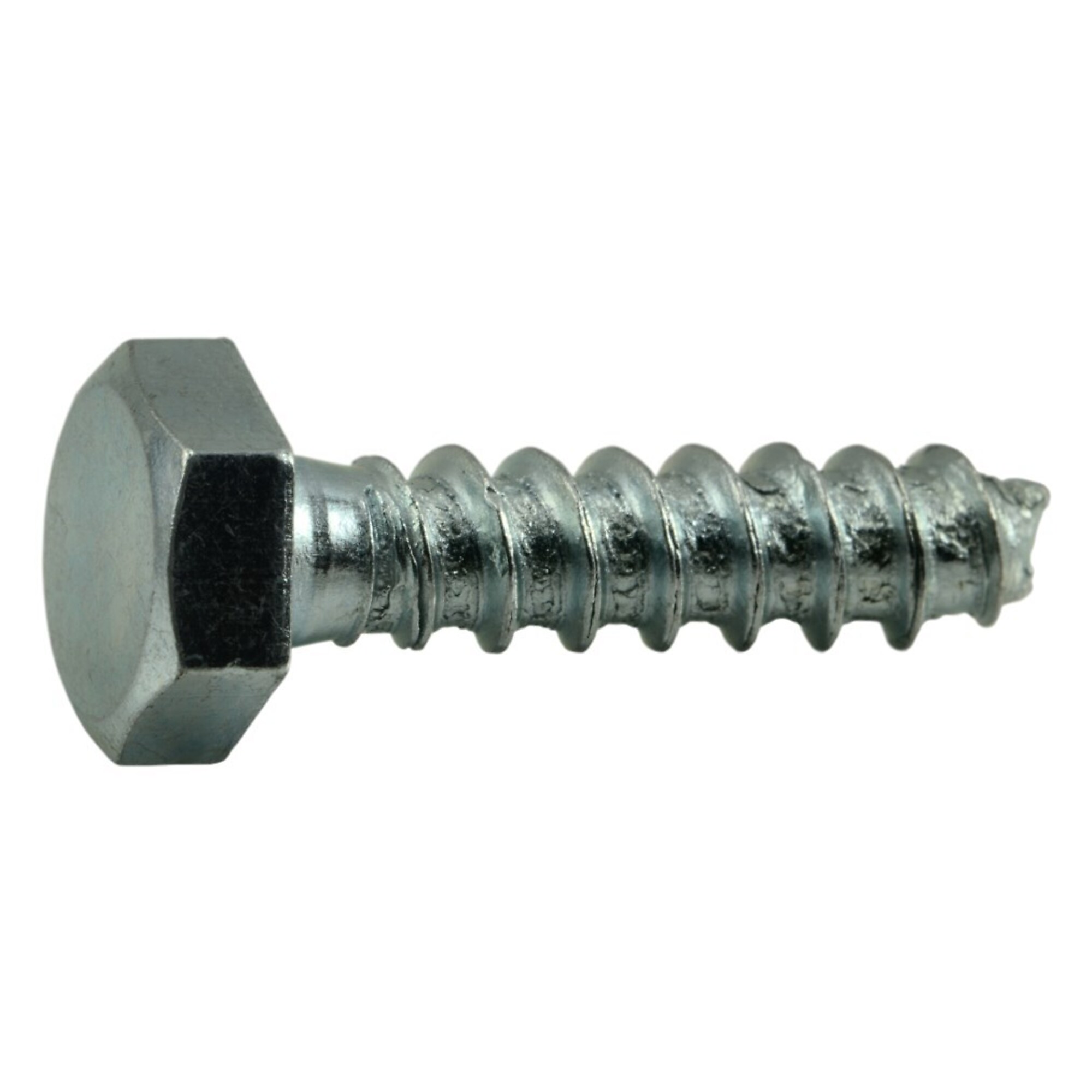 Midwest Fastener Hex Lag Screws - 1/4in. x 1-1/4in., Zinc Plated, Grade 2 Steel, 100 Pcs, Model# 01286